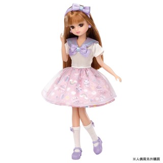 莉卡娃娃配件 LW-09 夢彩遊樂園學院風裙裝組 LA29875