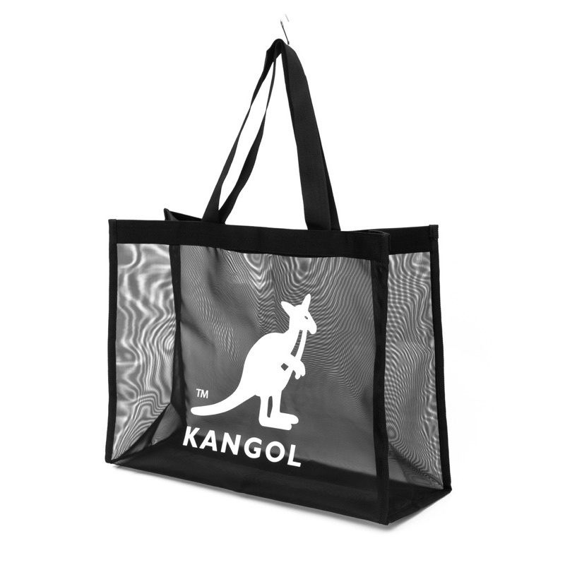 KANGOL袋鼠-網格大托特包 手提包 單肩包 肩背包 KANGOL包 托特包 小包 隨身包