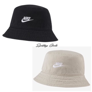 S.G NIKE NSW DC3967-010 黑色 刺繡LOGO 仿舊 漁夫帽 遮陽帽 休閒帽 棉質