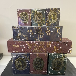 【柴媽黑白賣】現貨 台灣專櫃 DIPTYQUE 2022聖誕限量蠟燭 冷杉 白雪 星光