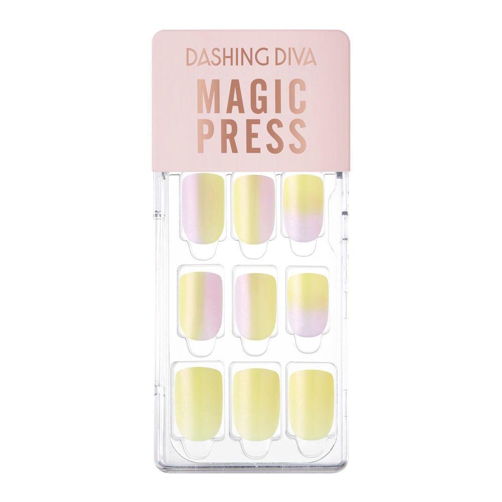 【DASHING DIVA】MAGIC PRESS薄型美甲片-檸檬汽水