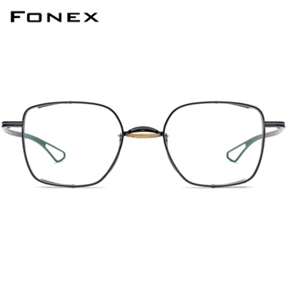 Image of thu nhỏ Fonex 純鈦眼鏡框男士 2022 新款復古復古方形眼鏡光學眼鏡 #5