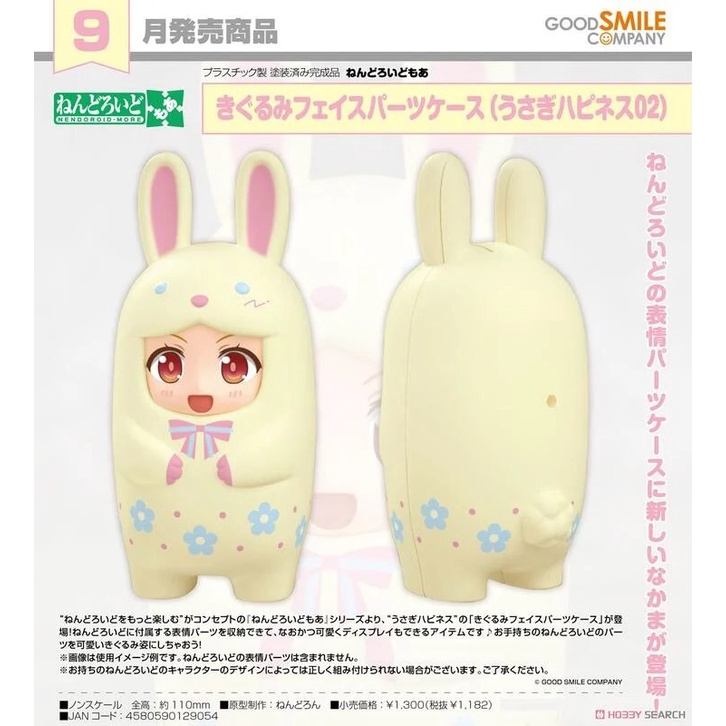 【日本正版專賣 現貨】GSC 黏土人配件系列 玩偶裝 幸福兔