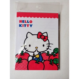 絕版品 Hello kitty 2017年經典筆記本含6款設計 信紙 記事本 便條紙 三麗鷗文具 早期Kitty 蘋果