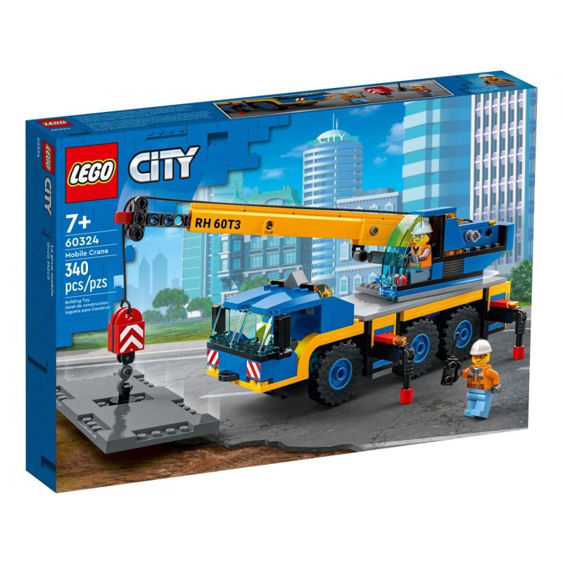 &lt;積木總動員&gt; LEGO 60324 City系列 移動式起重機 外盒:38*26*6CM 340PCS