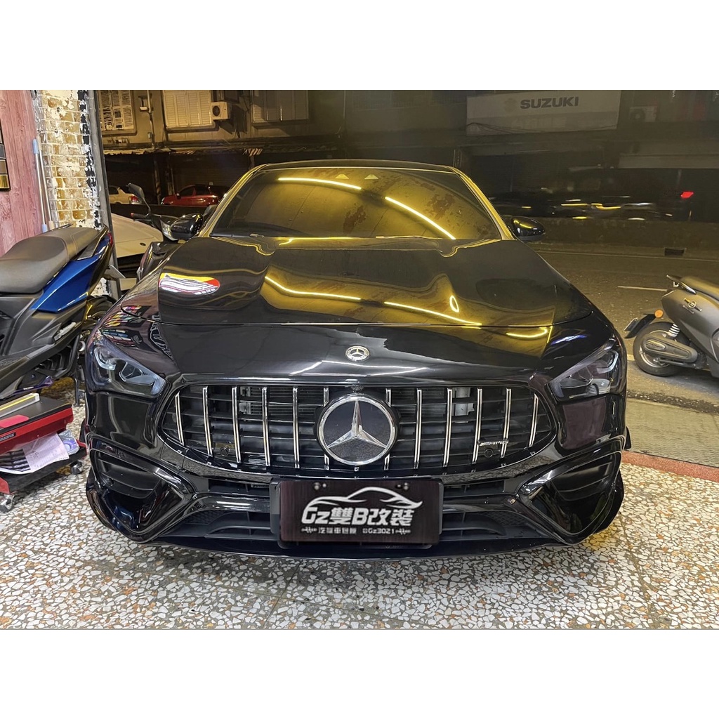 《GZ雙Ｂ改裝》賓士 BENZ BMW 空力套件 W118 Cla250  45s前保桿總成 含 水箱護罩