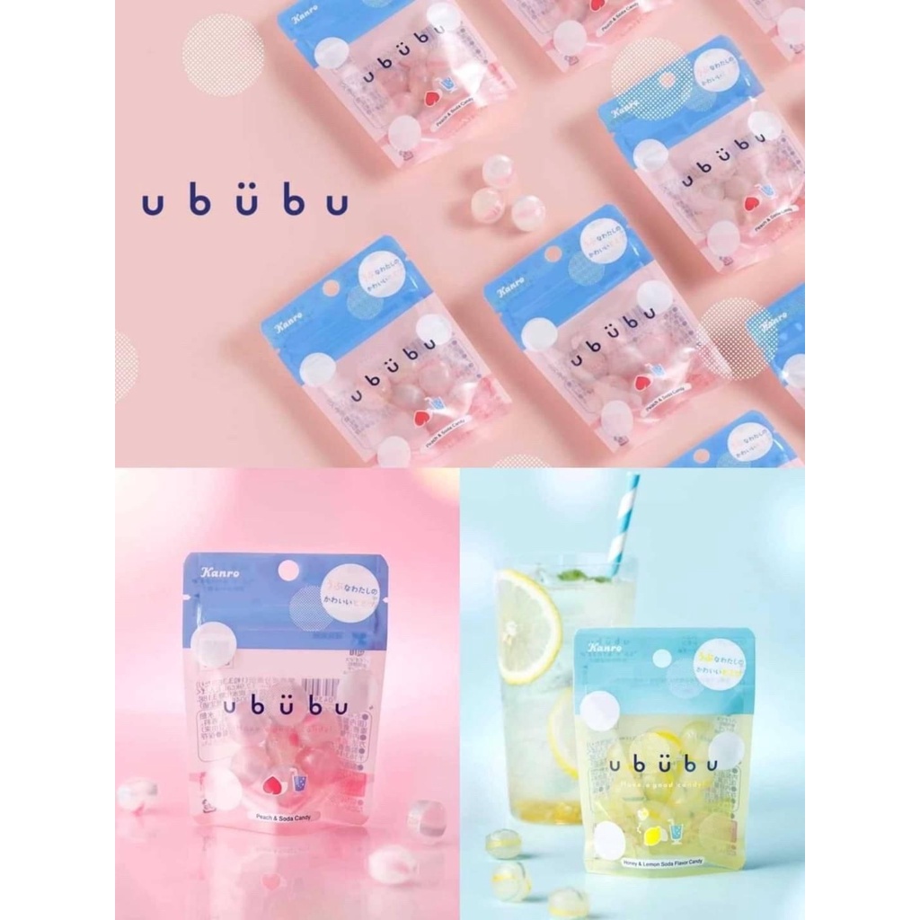 | 現貨+預購 | 日本Kanro ububu candy 透明寶石糖果 蜜桃蘇打 檸檬蘇打 うぶぶ