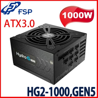 【3CTOWN】含稅 FSP 全漢 1000W ATX3.0 金牌 HG2-1000 HYDRO G PRO 電源供應器