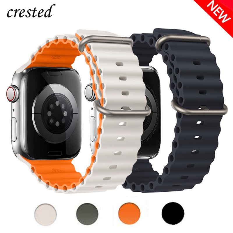 適用於 Apple Watch Ultra 錶帶的海洋錶帶 49 毫米 44 毫米 40 毫米 45 毫米 41 毫米