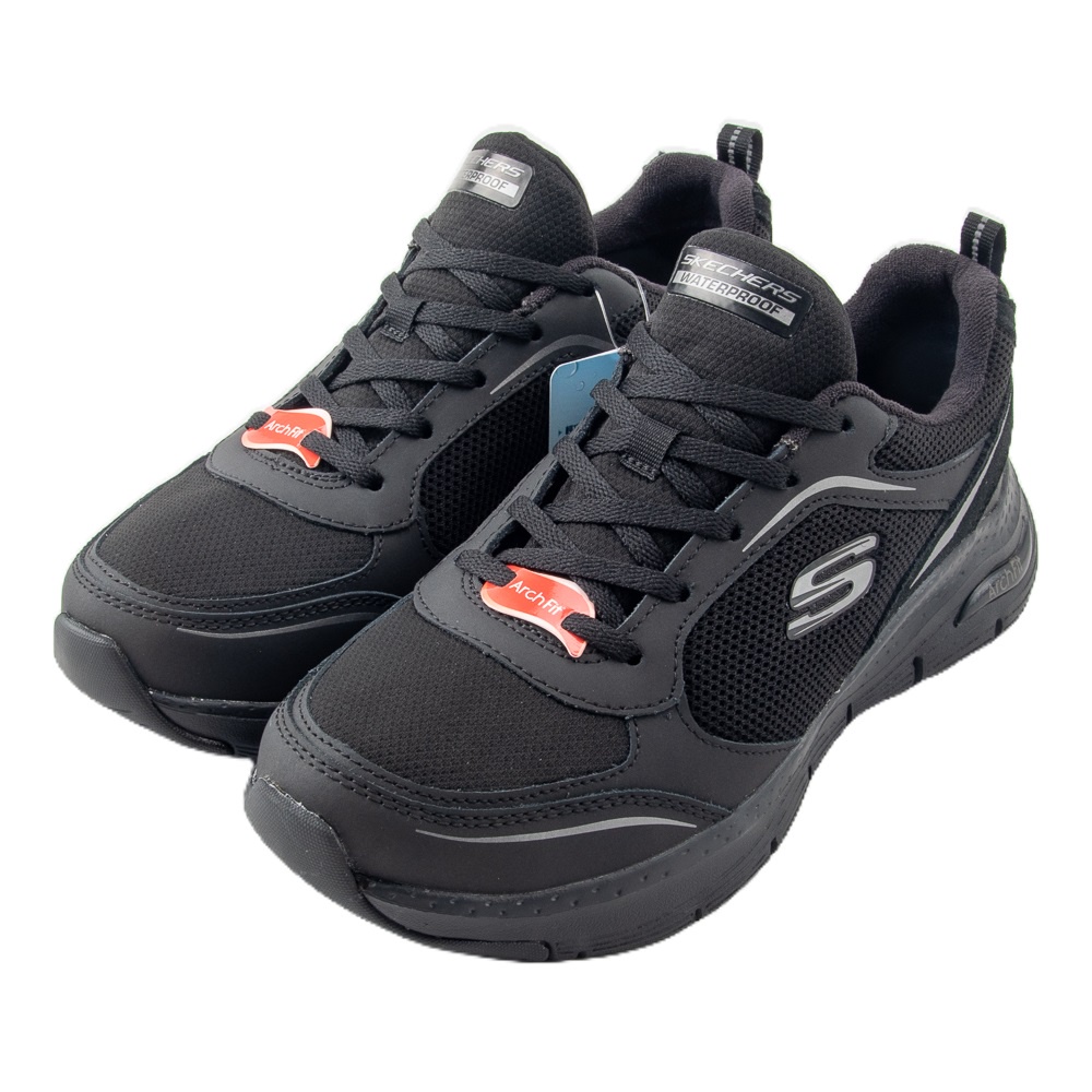 Skechers Arch Fit Wwaterproof 女 健走鞋 戶外 防潑水 支撐 黑 149569BBK