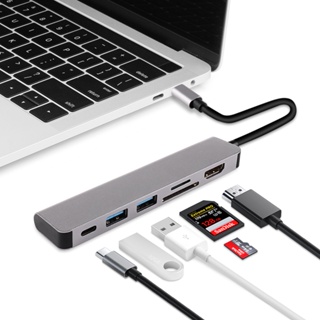 Type-C多功能擴展塢 HDMI USB3.0 轉接頭 SD/TF讀卡器 USB-C 轉換器 適用新款MacBook