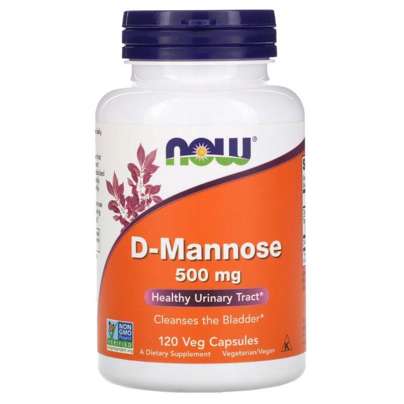 現貨 Now Foods D-Mannose 甘露糖，500mg 120粒 素食膠囊