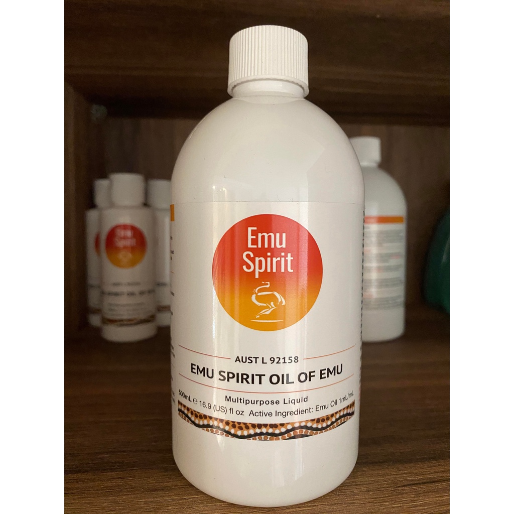 【澳洲EMU Spirit 】100% Pure Emu Oil 純鴯鶓油500ml 1000ml 超新鮮現貨不用等