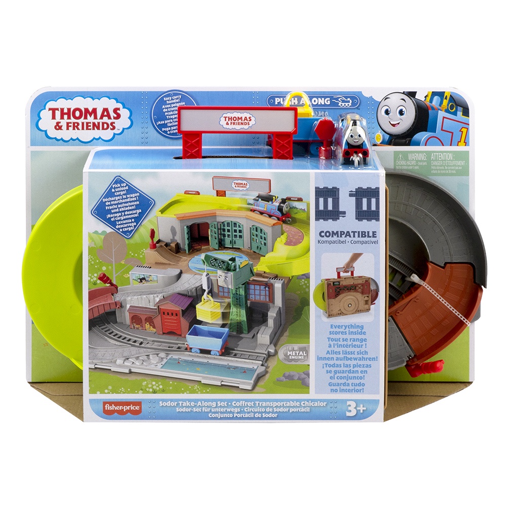 MATTEL 湯瑪士隨身路軌組合 湯瑪士小火車 Thomas 正版 美泰兒