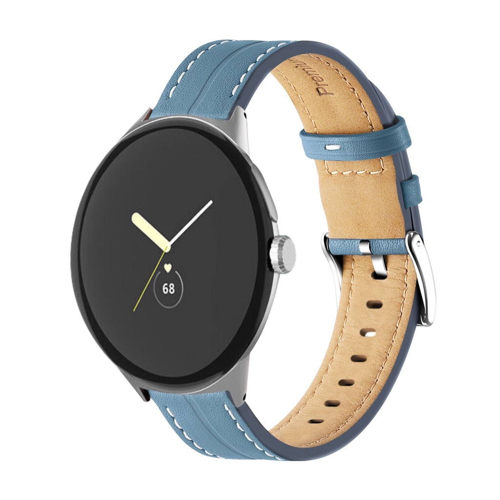 兼容 Google Pixel Watch 2 真皮錶帶 谷歌 Pixel Watch 1/2代 錶帶 替換錶帶耐用