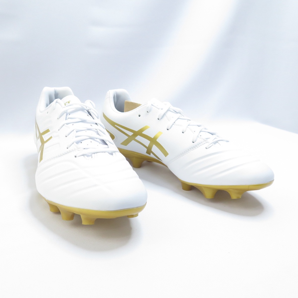 ASICS DS LIGHT CLUB 男 足球釘鞋 2E楦 室外 1103A074122 白x金【iSport】