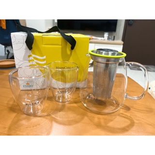 玻璃茶具組｜耐熱玻璃泡茶壺/耐熱雙層杯
