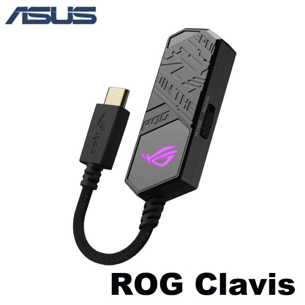 【MR3C】含稅附發票 ASUS 華碩 ROG Clavis USB外接音效卡 AI 降噪麥克風