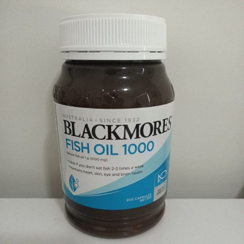 澳洲原裝 Blackmores 奧佳寶魚油 200顆/瓶