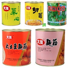 大茂黑瓜*麵筋 *菜心*大土豆麵筋3kg *大茂幼筍2.8kg營業用"★超商限1罐