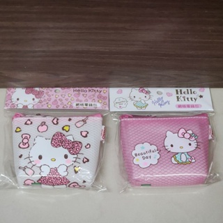 Hello Kitty 網格 零錢包 收納包