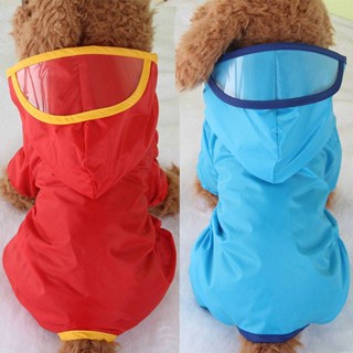 WW45·雨衣泰迪四腳防水全包中小型犬小狗雨披比熊狗雨衣衣服