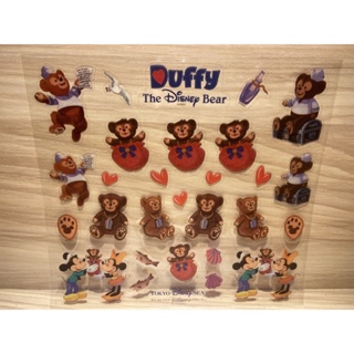 迪士尼海洋遊樂園 Duffy the disney bear 手帳貼紙 迪士尼樂園 達菲熊 貼紙 正版 貼紙