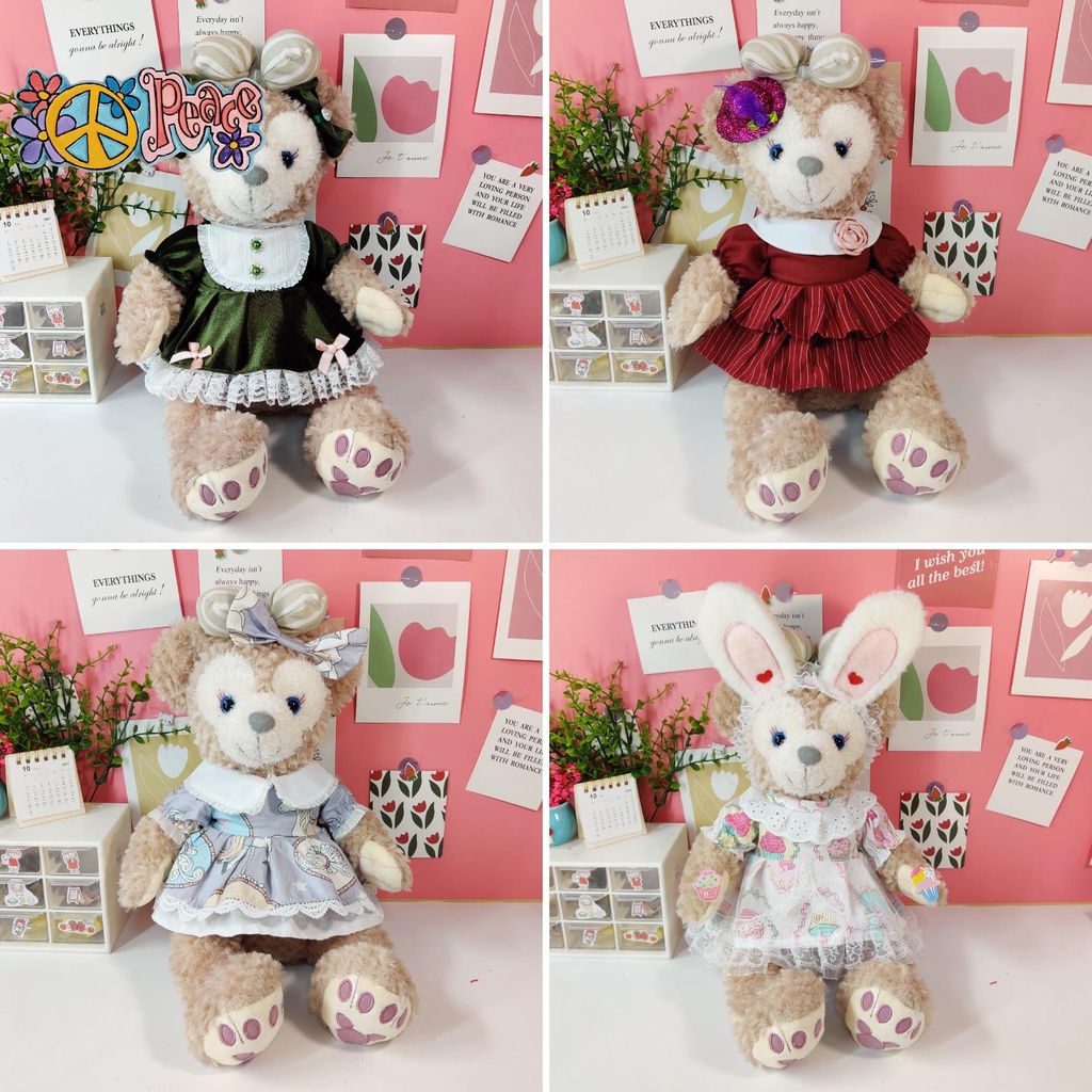 🍭卡娃衣🍭45cm雪莉玫公仔玩偶著替S碼雪麗玫替換衣服洛莉塔連衣裙套裝換裝