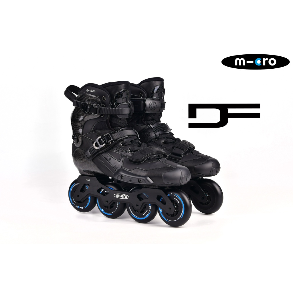 micro Delta F 碳纖維平花鞋花樁直排輪碳纖維CUFF比賽用鞋自由式