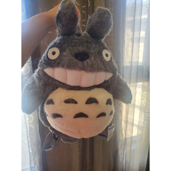 正版吉卜力龍貓笑臉Totoro /大龍貓 立體造型後背包