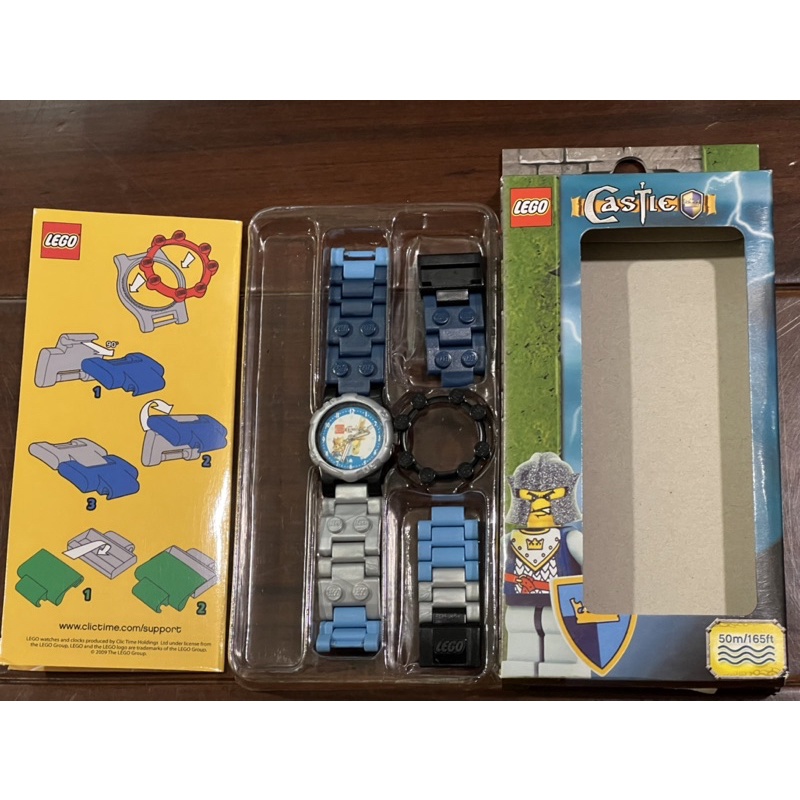 Lego樂高積木聯名手錶正版 兒童手錶 人不在 只剩錶 沒電需換電池 二手