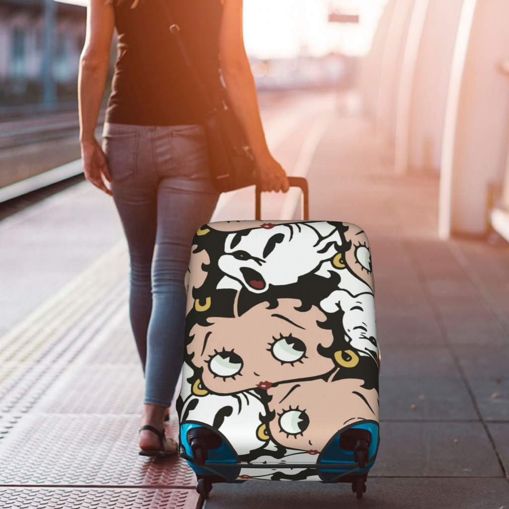 貝蒂娃娃 行李罩可水洗手提箱保護套防刮手提箱罩適合 18-32 英寸行李箱