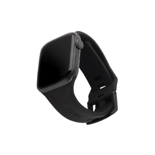 【全商城最低價】UAG Apple Watch 42/44/45/49mm 潮流矽膠錶帶 黑