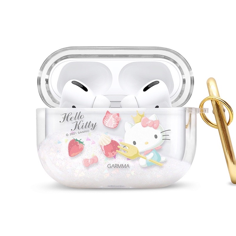 全新現貨✨ GARMMA Hello Kitty AirPods Pro 藍芽耳機流沙保護套