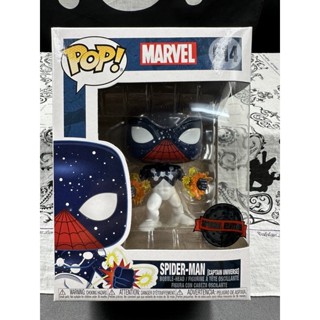 正版 Funko pop DC 漫威 蜘蛛人 Captain Universe 銀標 614 公仔 宇宙爆發