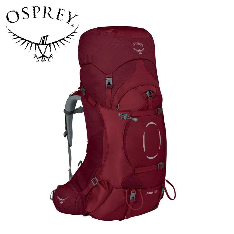 【Osprey】Ariel 55L XS/S 葡萄酒紅 OSPREY背包