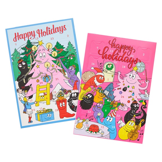 ＼日本預購中／泡泡先生 BARBAPAPA 聖誕倒數月曆 捷克巧克力 Advert Calender 聖誕卡片 交換禮物