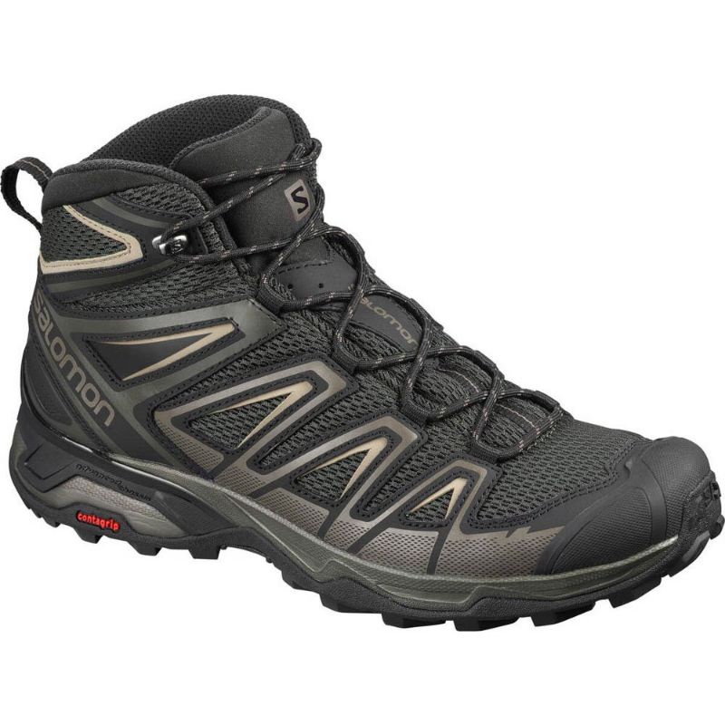 法國Salomon X Ultra Mid 3 Aero Hiking Boots 中筒登山鞋 男US7 健行靴