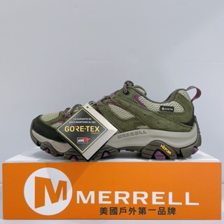 MERRELL MOAB 3 GORE-TEX 女生 綠色 戶外 防水 黃金大底 運動 慢跑鞋 ML035828