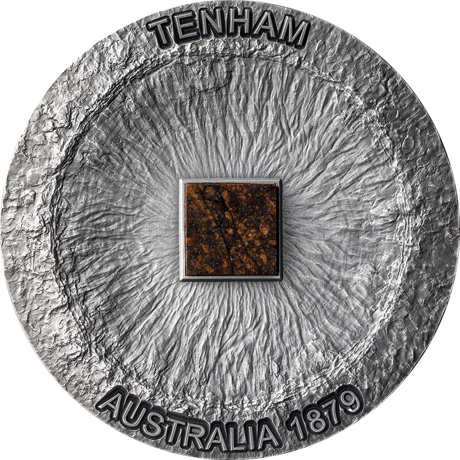 預購(價格7500) - 2022喀麥隆-特納姆(TENHAM)隕石-50克銀幣