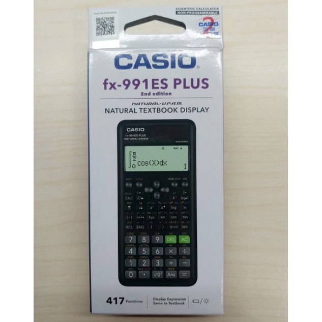 [全新] CASIO卡西歐 工程計算機 FX-991ES PLUSII 2nd edition 有保固卡