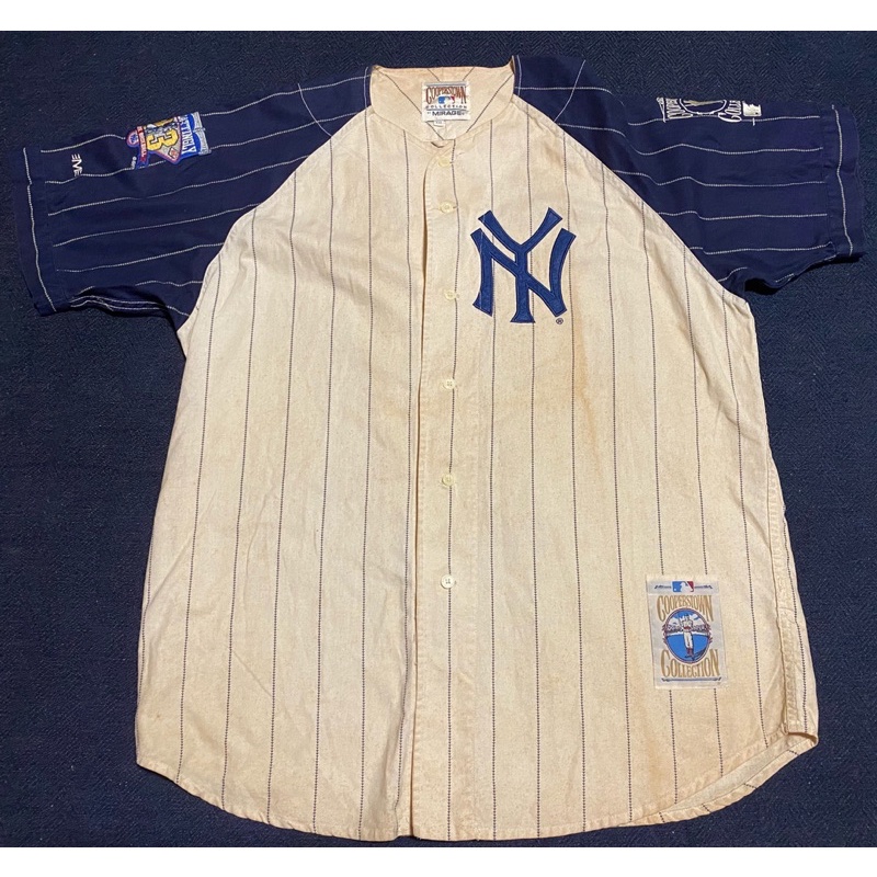 (vintage)紐約洋基隊MIRAGE出品/DonMattingly/球衣/OVERSIZE/Yankees/