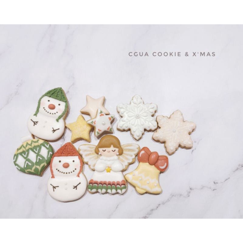 {CGua cookie} 聖誕節餅乾-聖誕糖霜餅乾、手工餅乾、造型餅乾、交換禮物