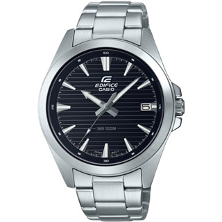 【CASIO 卡西歐】卡西歐 EDIFICE石英鋼帶錶-黑(EFV-140D-1A)