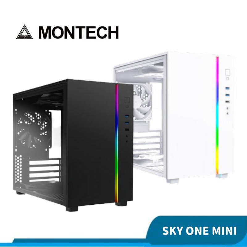 Montech 君主 SKY ONE MINI 鋼化玻璃 電腦機殼