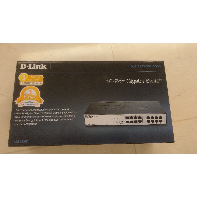 D-link DGS-1016D 16埠Gigabit節能型交換器