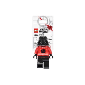 正版 LEGO 樂高鑰匙圈 星際大戰 黑武士 醜毛衣款 LED 人偶造型鑰匙圈燈 手電筒 吊飾  WC03