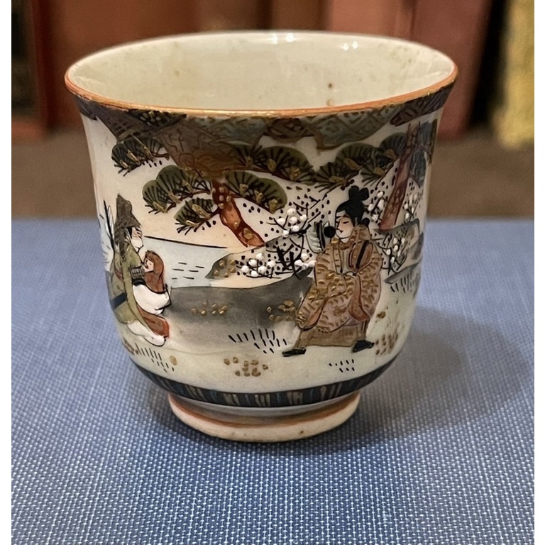 「貓癮」-201日本早期九谷名家陶瓷茶杯
