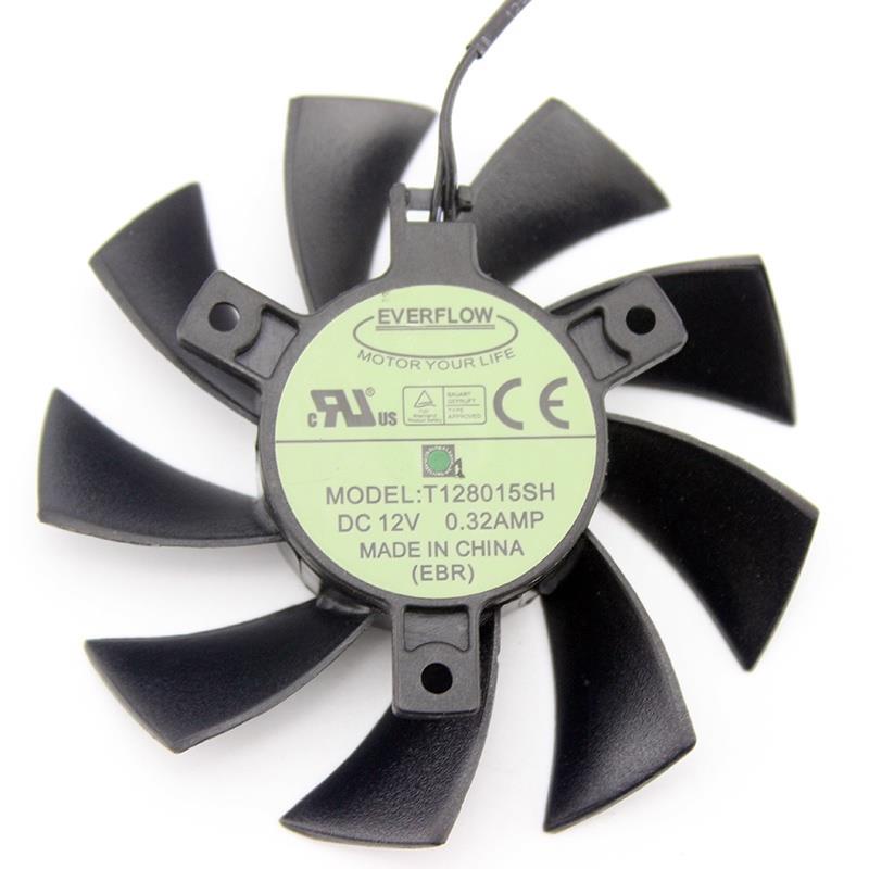【現貨】75MM 2p 2Pin DC 12V 0.32AMP 散熱風扇適用於 EVGA GTX 650 650Ti G