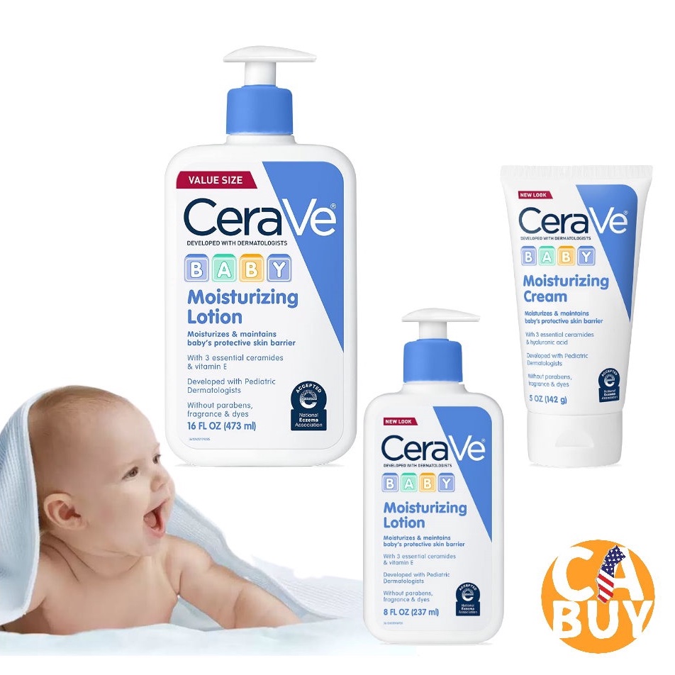 《加州BUY》CeraVe baby 寶寶防護潤澤保濕乳液 乳霜 寶寶洗髮沐浴露 無香 嬰兒沐浴 幼兒洗髮露 保濕乳霜